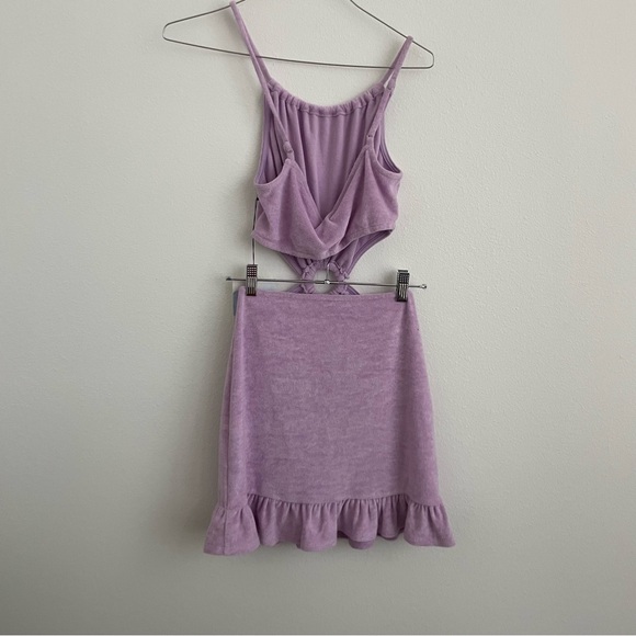 Majorelle lavender Terry cutout dress - Picture 5 of 6